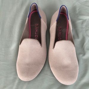 Rothy’s linen double stitch loafer size 8